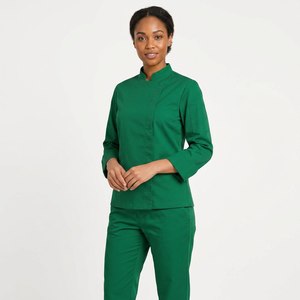 Chaleco de Chef Uniforme 100% Algodón Unisex para Restaurante y Cocina, Ropa de Trabajo Transpirable de Primera Calidad, Suministro al por Mayor - Product Image 1
