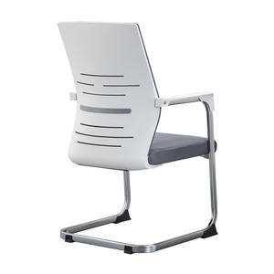 Fabricación en <span class=keywords><strong>China</strong></span>, muebles de oficina, silla de red de malla trasera media, silla de visita de oficina fija de malla moderna - Product Image 4