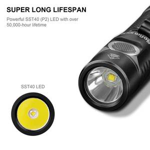 Haute qualité SC31Pro <span class=keywords><strong>rampe</strong></span> en continu 2000LM Anduril 2.0 UI 5000K SST40 <span class=keywords><strong>LED</strong></span> torche Rechargeable EDC lampe de poche - Product Image 4