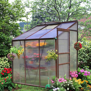 Cadre en aluminium <span class=keywords><strong>Mini</strong></span> <span class=keywords><strong>Serre</strong></span> de jardin d'intérieur Petite <span class=keywords><strong>serre</strong></span> transparente Lean Conservatory Nature Facilement Assemblé Hobby <span class=keywords><strong>Serre</strong></span> PC - Product Image 1