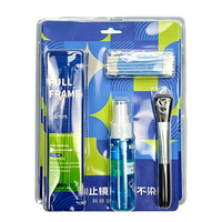 Kit de nettoyage capteur plein format 5-en-1 - Double écouvillon, micro-écouvillon, spray, chiffon, brosse - pour CMOS, filtre passe-bas, boîtier miroir - Personnalisé