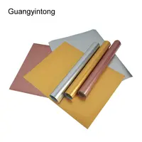 Guangyintong PU Soft Metal Htv Thermal Cutting Wholesale Easy Weeds Flex Vinil Textile PVC Heat Transfer Vinyl For Clothing