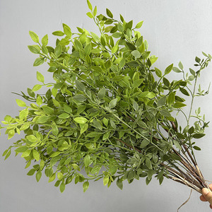 YOPIN-6034 Ramo de Helechos Artificiales, Hojas de <span class=keywords><strong>Nandina</strong></span> Lujosas, Helecho Persa con Hojas, Hierba Artificial para Paisajismo - Product Image 2