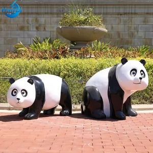 Scultura in Resina a Grandezza Naturale, Ornamento <span class=keywords><strong>di</strong></span> Personaggi Animali Cartoon, <span class=keywords><strong>Immagine</strong></span> <span class=keywords><strong>di</strong></span> Film, Mascotte, Sculture <span class=keywords><strong>di</strong></span> Panda Carine - Product Image 6