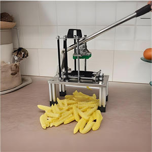 Großhandel Preis Haushalt Manuelle Gemüse Welle Form Kartoffel Crinkle Chip Scheibe Schneiden Maschine/Hand Ripple Französisch Braten Cutter - Product Image 5