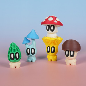 Nuovo Design 2026: Ornamenti Piccoli a Forma di Fungo Stampati in 3D in PLA, Decorazioni per Scatole Regalo, Action Figure da Scrivania per Giovani - Product Image 1
