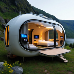 Cabaña Modular Prefabricada Mini Móvil Tipo Cápsula Moderna Insonorizada de Nuevo Estilo 2025 con Certificación CE - Product Image 1