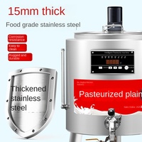 Pasteurisateur commercial 10L-150L, équipement de stérilisation du lait et des fruits pour les magasins de yaourt et de thé au lait