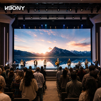 Pantalla LED P3.91 para Exteriores de Alquiler, 500x1000mm, Pantalla LED para Escenarios, Video Wall de 3840Hz para Iglesias, Conciertos, Bodas y Eventos, Fabricante