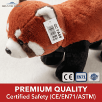 Peluche Panda Rouge Personnalisée OEM ODM en Gros – Tendance Internet, Cadeau B2B pour Boutiques, Fournisseur Rapide pour les Marchés Américain et Européen
