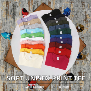 T-shirts décontractés unisexes de haute qualité, effet coton, 100 % polyester, 180 grammes, vierges pour sublimation, anti-boulochage, coupe ample - Product Image 6