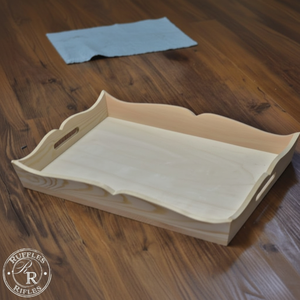 Smooth Finish <b>Wooden</b> Tray with Raised Edges for <b>Wood</b> <b>Crafts</b> <b>Boxes</b> <b>Wall</b> <b>Signs</b> - Product Image 1