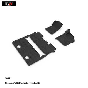 แผ่นรองพื้นรถยนต์ 3 มิติ กันน้ำ สำหรับ<span class=keywords><strong>รถ</strong></span>ยนต์นิสสัน NV200 ปี 2018 ขายดี ป้องกันการลื่นไถล อุปกรณ์ตกแต่งรถยนต์ - Product Image 2