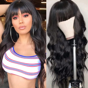 Perruques les plus vendues - Perruques complètes résistantes à la chaleur pour femmes - Franges soignées - <span class=keywords><strong>Cheveux</strong></span> longs bouclés - Perruques longues bouclées à grandes ondulations - Product Image 3