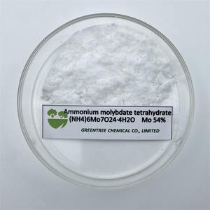 Precio al por mayor Trace Element Fertilizer CAS 12054-85-2 Molibdato de amonio Tetrahidratado (NH4)6Mo7O24 4H20 <span class=keywords><strong>Mo</strong></span> 54% - Product Image 3