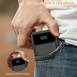 แบตสำรอง 20000mAh 22.5W ชาร์จเร็วพิเศษ สายชาร์จในตัว 3 เส้น แบตเตอรี่พกพาความจุสูง พร้อมหน้าจอแสดงผลดิจิตอล - Product Image 5