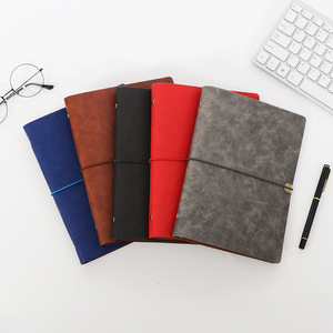 Cuaderno <span class=keywords><strong>de</strong></span> Cuero A5 al por Mayor, Bloc <span class=keywords><strong>de</strong></span> Notas <span class=keywords><strong>de</strong></span> Hojas Sueltas, <span class=keywords><strong>Diario</strong></span> para Minutas <span class=keywords><strong>de</strong></span> Reuniones, 100 Hojas, Regalo Personalizado - Product Image 1