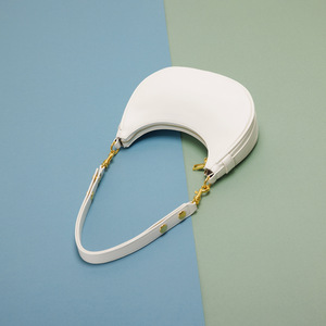 Bolso de Hombro de Cuero Suave de Diseño Francés, Tamaño Pequeño, Promocional, para Chicas, Estilo Dumpling Moon, Bolso de Mujer Tanjing - Product Image 2