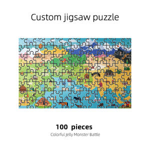 ÉCHANTILLON GRATUIT <span class=keywords><strong>Puzzle</strong></span> personnalisé <span class=keywords><strong>1000</strong></span> pièces Animaux de dessin animé en carton pour tout-petits - Product Image 4
