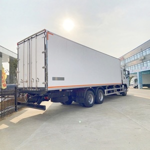 รถบรรทุกห้องเย็นบรรทุกไอศกรีม 10 ล้อ ยี่ห้ออีซูซุ จีไก ของจีน รุ่น 6x4 พร้อมตู้แช่แข็งสำหรับขาย - Product Image 4