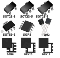 Circuito Integrado FYX Stock ME2188 ME2188A33PG PFM, Convertidor CC-CC Sincrónico de Aumento de Voltaje, 3.3V, Chips IC