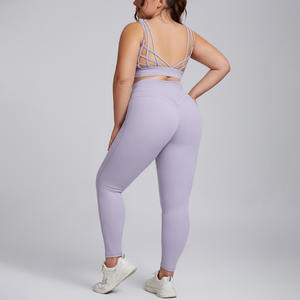 RUIQUWIN 2026 Ensemble de sport respirant et à séchage rapide, taille plus, personnalisé, ensemble de yoga et de fitness 2 pièces pour femmes - Product Image 5