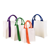 Sac fourre-tout en toile de coton recyclé uni, durable, lavable, à faible MOQ, avec fermeture éclair et logo personnalisé – Prix abordable