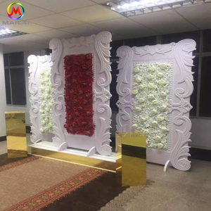 Fundos luxuosos para casamento, decoração de palco de eventos, casamento, com flores para venda - Product Image 2