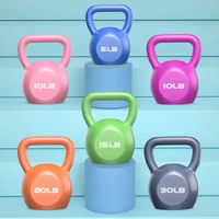 Ensemble d'haltères et de kettlebells unisexe pour la maison, en fonte, ciment et PVC souple, pour l'entraînement de force - Vente chaude