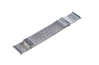 Bracelet de montres intelligentes à boucle milanaise en acier inoxydable Bracelet de montre de remplacement à double fermoir magnétique en acier inoxydable 444