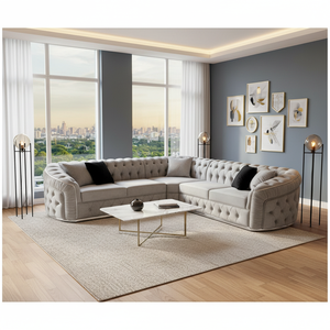 Ensemble de canapés d'angle-270*270cm-Nous expédions dans le monde entier-Toutes les couleurs sont possibles. - Product Image 3