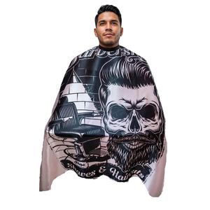 Cape de coiffeur confortable Inyint en tissu pongé, nouvelle mode populaire, capes de coiffure personnalisées en polyester de qualité supérieure - Product Image 3