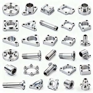 Pièces métalliques en acier inoxydable usinées CNC de précision sur mesure : Brides, écrous, goujons, raccords filetés, composants de fixation moteur - Product Image 1