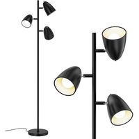 Lampe sur pied verticale en forme d'arbre pour salon rétro, canapé, table basse, chambre à coucher, lampe de chevet