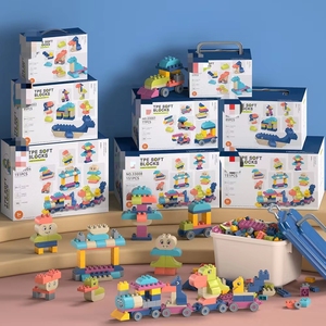 Tùy Chỉnh Nhà Máy Trực Tiếp Trẻ Em Bé An Toàn Và nhai Mật Độ Cao Mềm Xếp Chồng Khối Mềm Chơi Khối Mềm Xây Dựng Khối Thiết Lập - Product Image 1