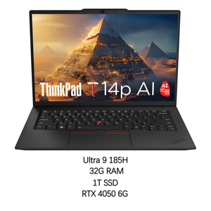 Lenovo ThinkPad T14p-Ordenador portátil para negocios, tarjeta de memoria de 1TB SSD 14,5 ", 3K, 120Hz, Win11, RTX4050, GPU, personalizable, T14p, 32G, 1TB - Product Image 1