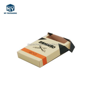 Eco Friendly Roll Custom Logo Cigar Cardboard Boxes Flip Top Pre Paper Packaging Box Flip Premium Rolling Packaging Box