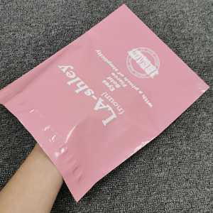 <span class=keywords><strong>Sac</strong></span> de courrier auto-adhésif, personnalisé, imprimé rose, Poly pack vêtements, pour la livraison - Product Image 3