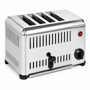 Commercial 4 Slice Electric Toaster 220V 2kW Four Slot Bread Toaster for Hotel Buffet Cafe Restaurant Breakfast Kitchen - Product Image 1