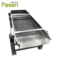 Crible vibrant pour raisins, pour séparer les tiges et les fruits