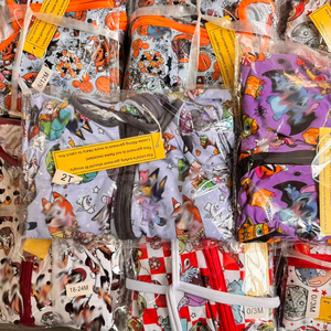 Pigiama Intero per Bambini in Bambù 230GSM, Stile Occidentale, Personalizzabile, per Halloween, Scatola Misteriosa, con Cerniera, Abbigliamento Neonato - Product Image 1