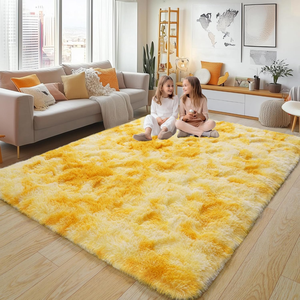 Tappeto Morbido e Soffice <span class=keywords><strong>per</strong></span> Soggiorno, Tappeto Shaggy Tie-Dye <span class=keywords><strong>per</strong></span> Camera da Letto e Soggiorno, Tappeto Antiscivolo e Peloso <span class=keywords><strong>per</strong></span> Ragazze, Ragazzi e Bambini - Product Image 6