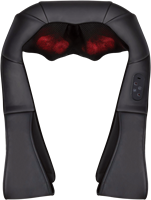 Masseur électrique Shiatsu pour le cou et les épaules avec chaleur, enveloppement de massage par pétrissage profond pour la relaxation des muscles du cou et du dos