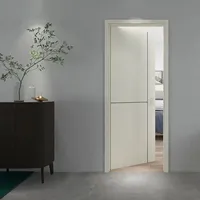 Porte en bois massif écologique certifiée CE ISO, résistante aux explosions et aux balles, finition par transfert thermique pour villa, hôtel, hôpital, école