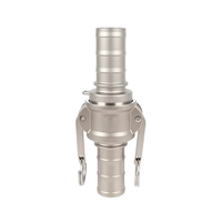 Manguera de Agua Tipo B, Conector Rápido de Acero Inoxidable, Abrazadera de Manguera Tipo Tirador, Accesorios de Unión para Tuberías Contra Incendios.
