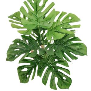 Plantes Vertes Artificielles 18 Feuilles Arbre Artificiel Décoratif Bonsaï Plantes Artificielles Décoratives Presque Naturelles - Product Image 4