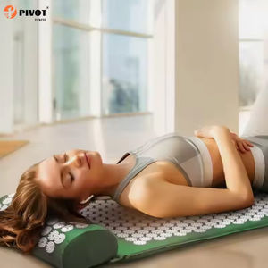 Logotipo personalizado Respetuoso con el medio ambiente Durable Salud en el hogar Spike Muscle Yoga Relajación Masaje Almohada Cojín Acupresión Mat - Product Image 4