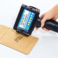 Imprimante jet d'encre portable à un bouton pour l'impression directe en usine de numéros, codes QR, codes-barres, logos et dates d'expiration