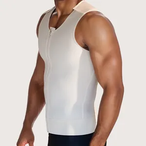 S-SHAPER Men Post Surgical Posture Improvement Slimming Body Shaper Shapewear Vest