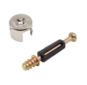 Furniture 3 in 1 Connecting Fittings 15*11.5 mm Cam Fittings with Dowel and Pre-Inserted Nut for Cabinet - Product Image 2